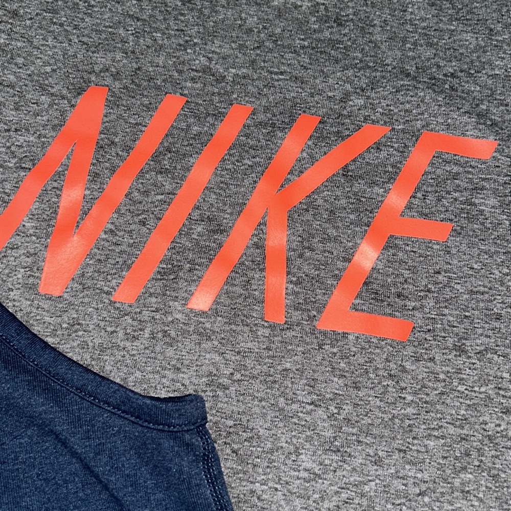 Nike Neon Lettering Racerback Tees, Size Small - Picture 3 of 9